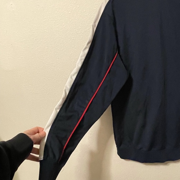 Nike Air Jordan Retro Track Jacket Full Zip Men's Navy Blue Size Medium - Picture 7 of 9